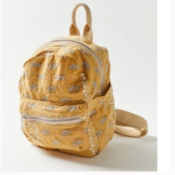 Portabella Kantha Mini Boho Peasant Hipster Hippie Art Deco Farm Aztec Backpack